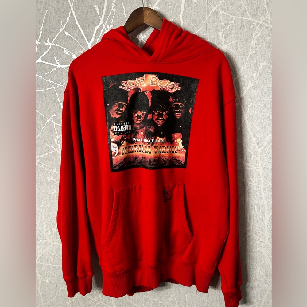 Octobers Very Own Guerrilla Warfare Hoodie Red